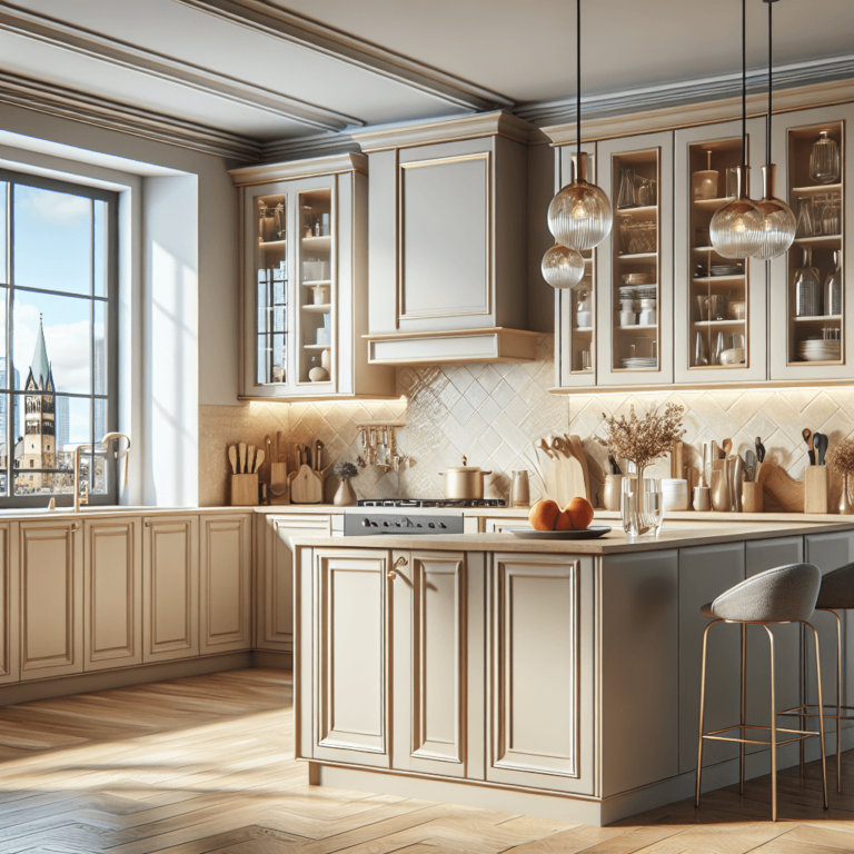 beige Amerikanische Küche-Lübeck