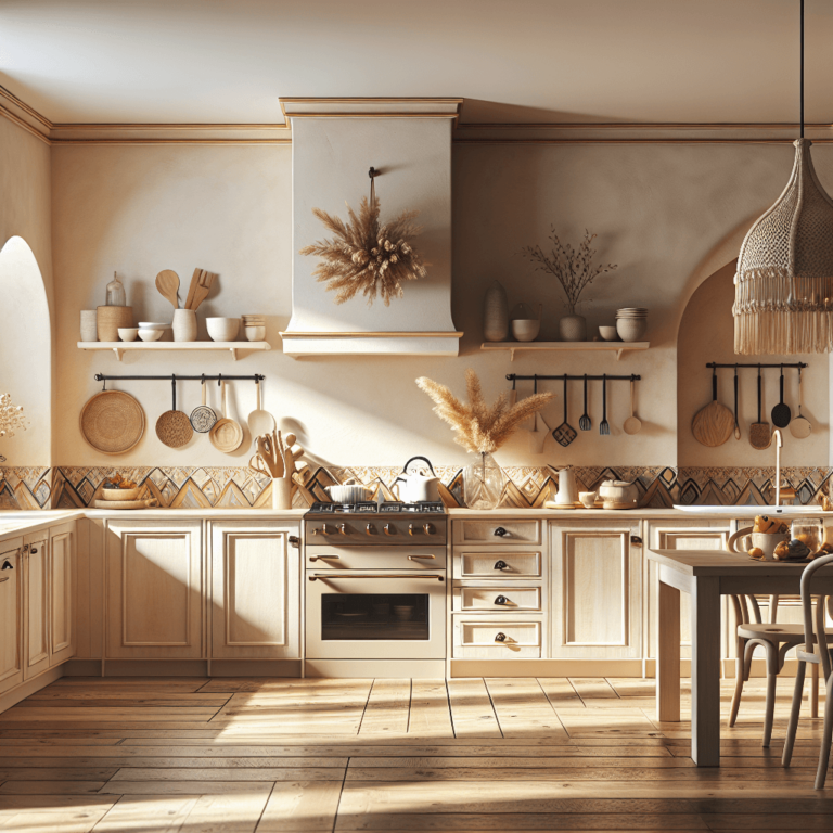 beige Boho Style Küche-Lübeck