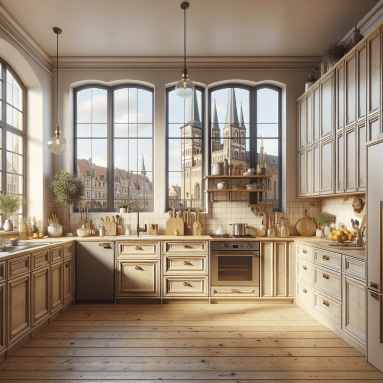 beige Industrial Style Küche-Lübeck