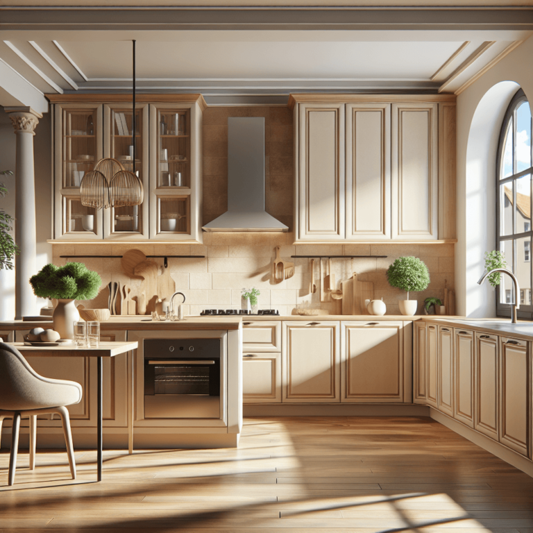 beige Mediterrane Küche-Lübeck