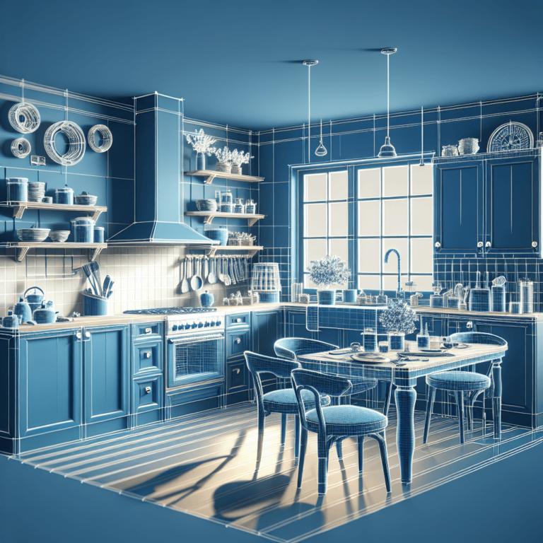 blaue Komplett Küche-Lübeck