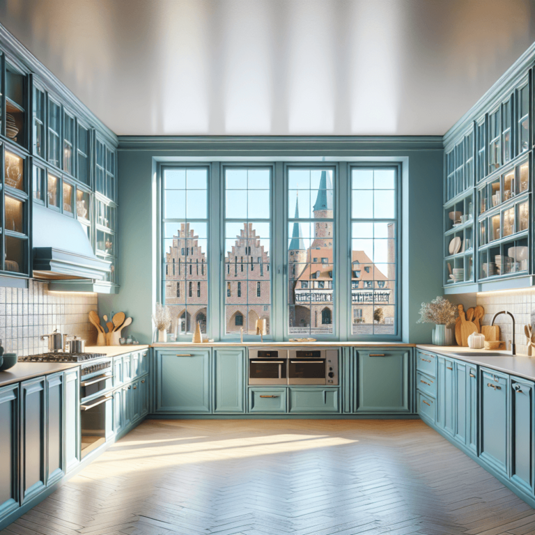 blaugraue Mediterrane Küche-Lübeck