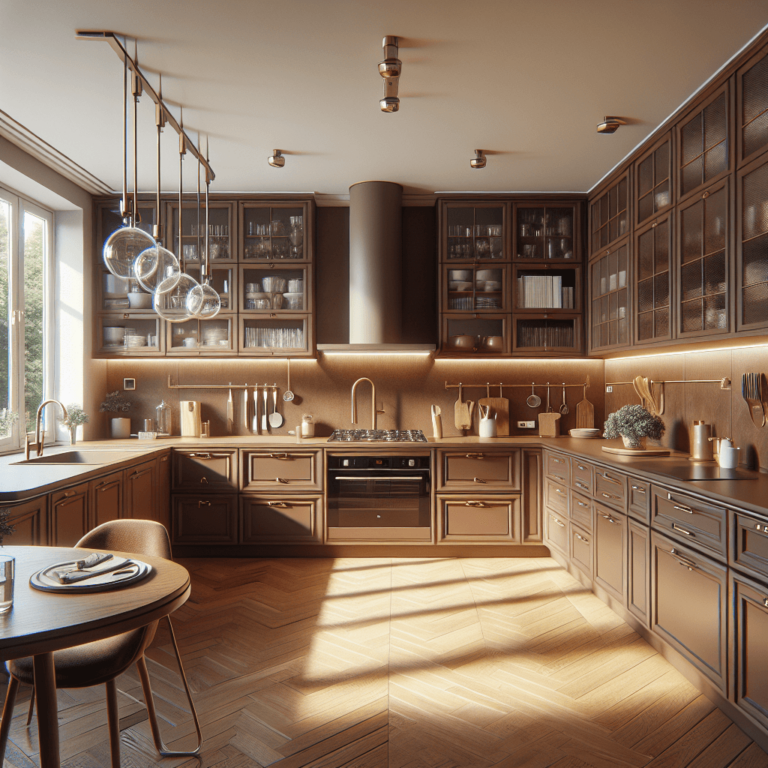 braune Amerikanische Küche-Lübeck