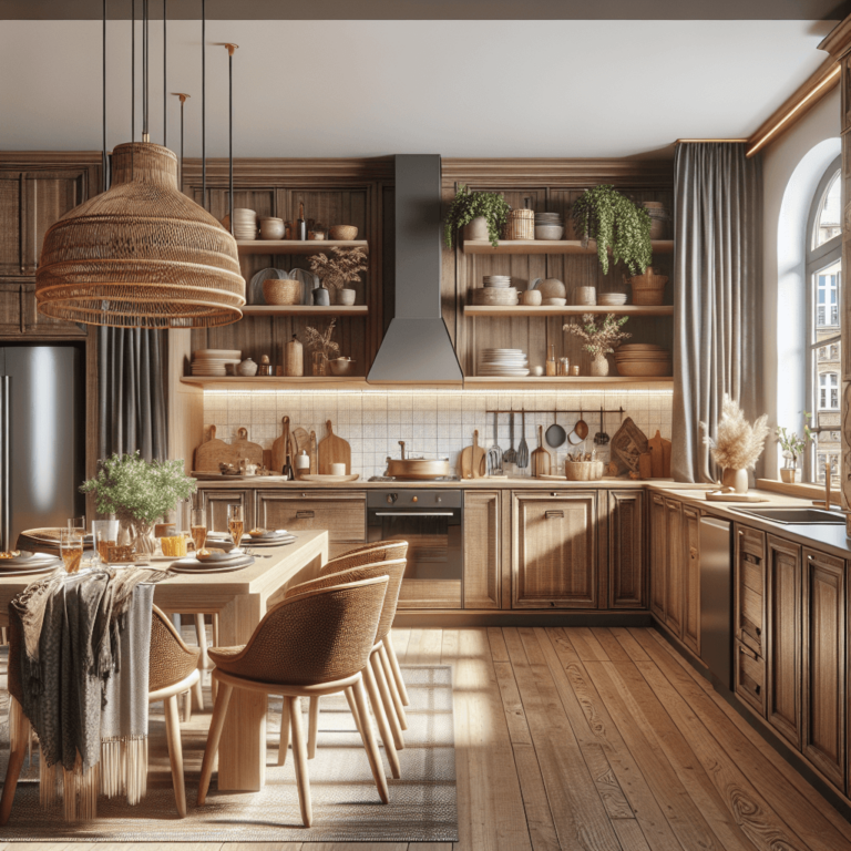 braune Boho Style Küche-Lübeck