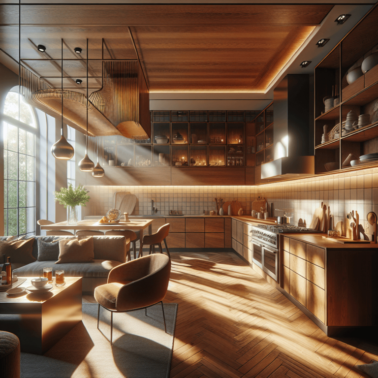 braune Design Küche-Lübeck