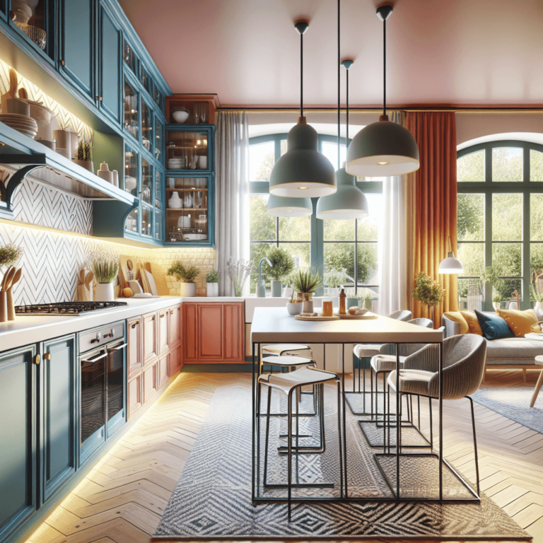 bunte Amerikanische Küche-Lübeck