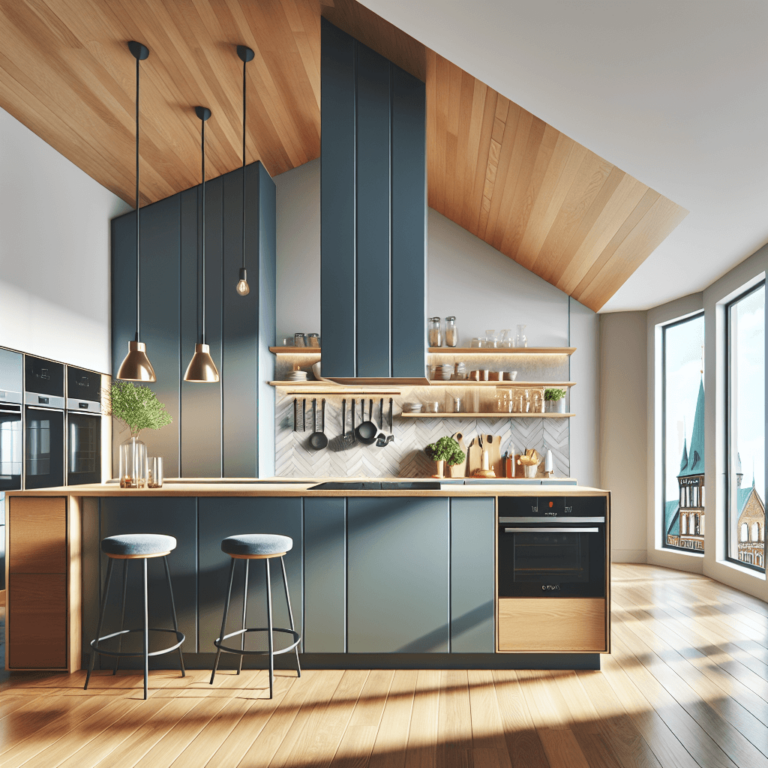 bunte Küche für Dachschräge-Lübeck