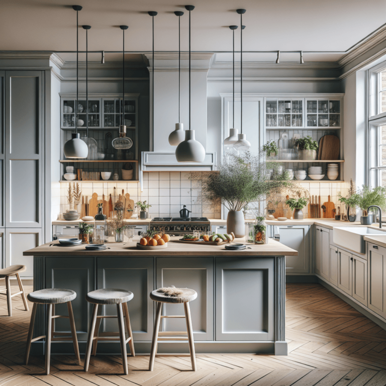 bunte Küche im skandinavischen Stil-Lübeck