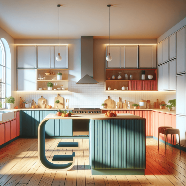 bunte Küche in G-Form-Lübeck