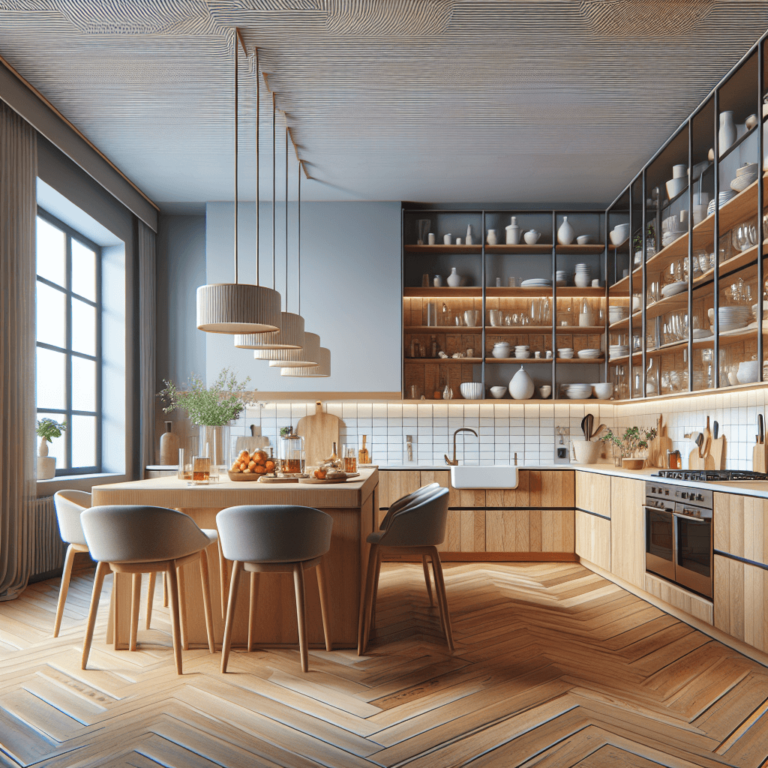 bunte Küche in U-Form-Lübeck