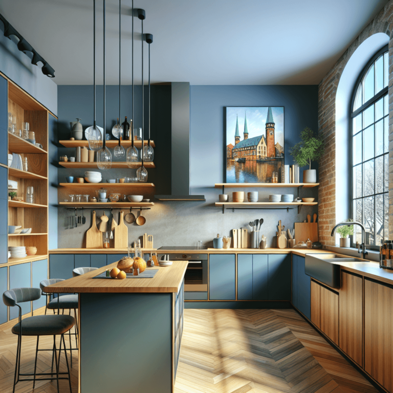 bunte Schwebende Küche-Lübeck