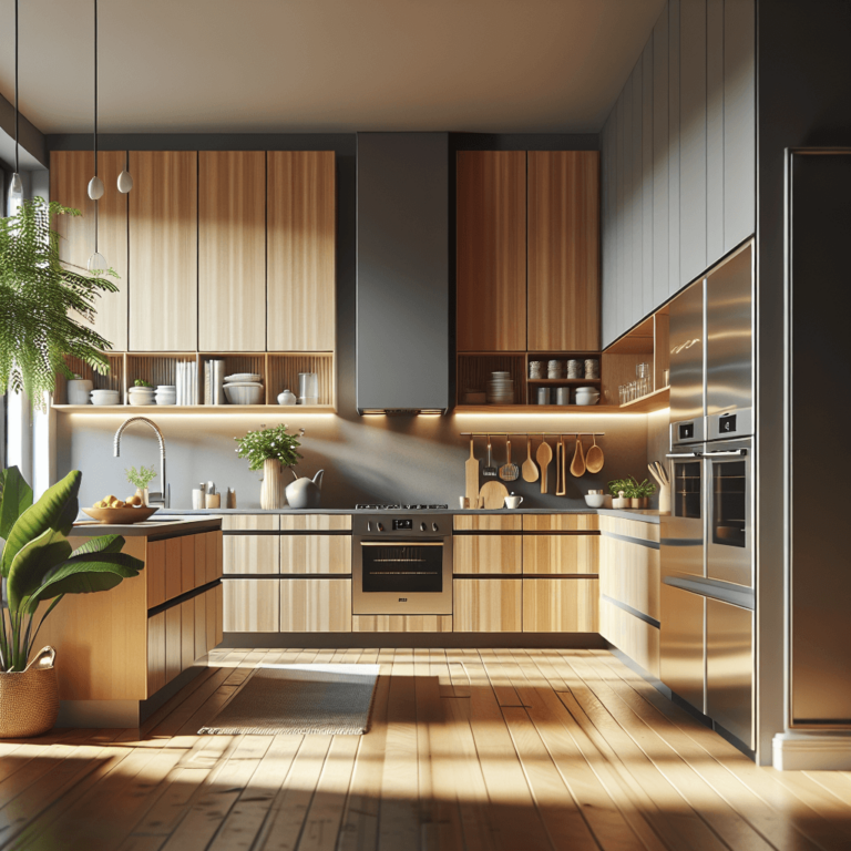 bunte einzeilige Küche-Lübeck