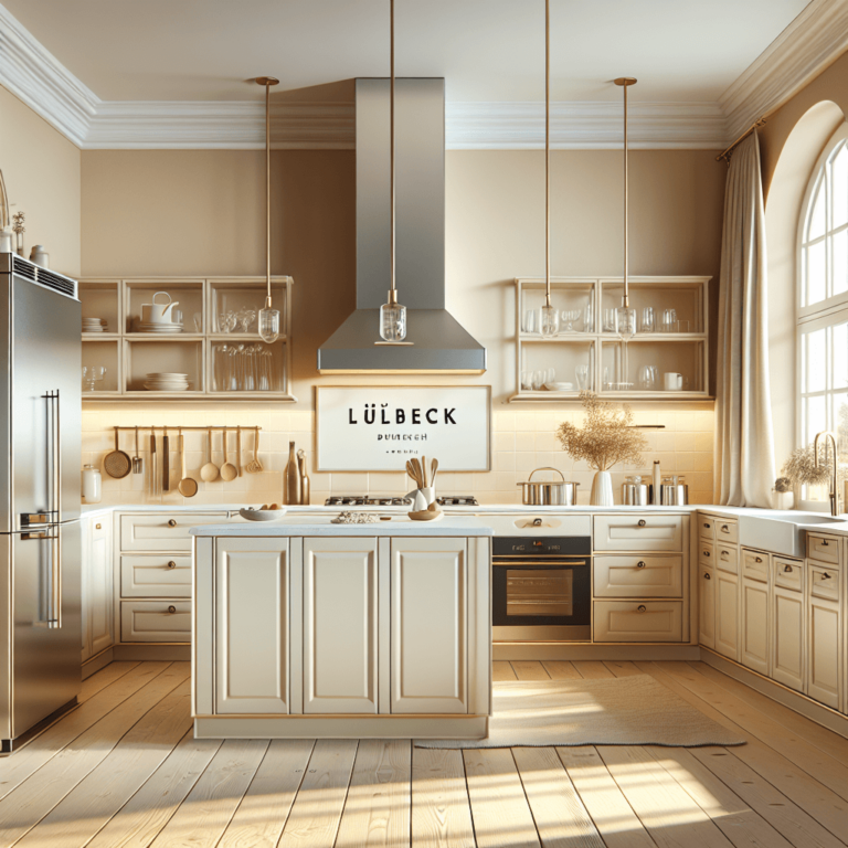 cremefarbene Anrichte Küche-Lübeck
