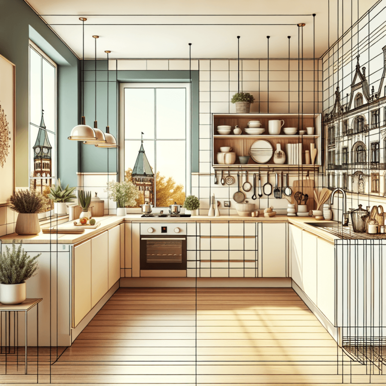 cremefarbene Küche in L-Form-Lübeck