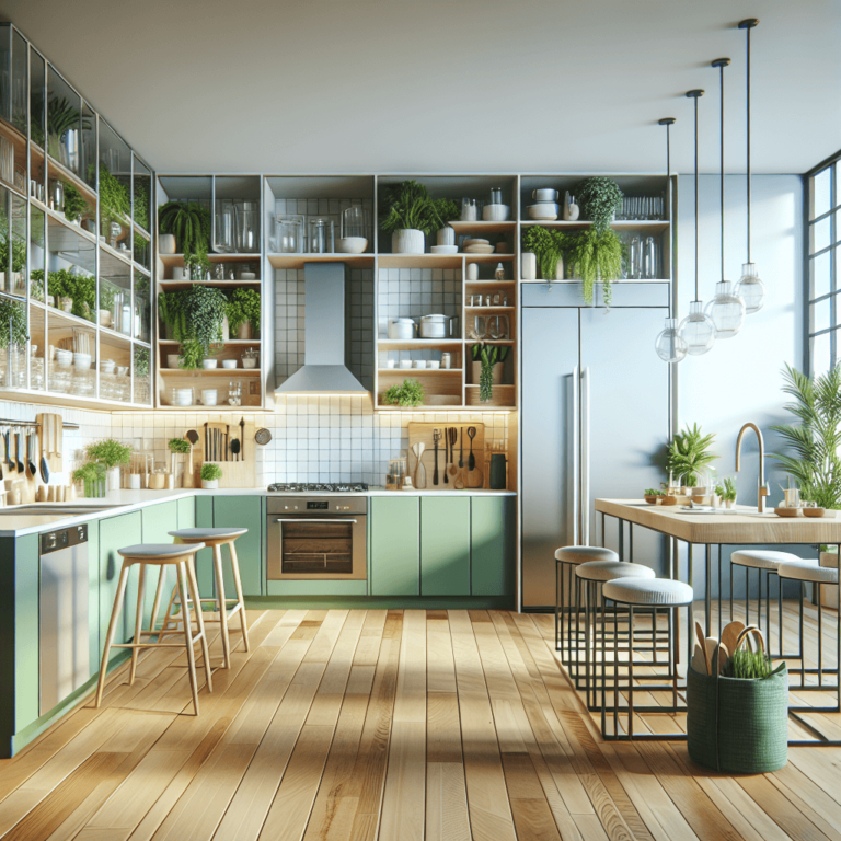 grüne Barrierefreie Küche-Lübeck