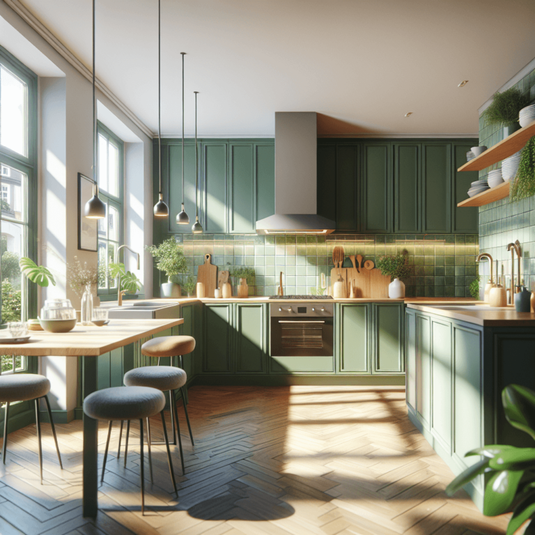 grüne Wohnküche-Lübeck