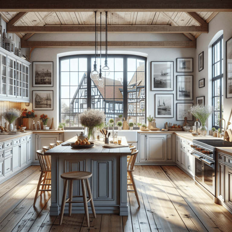 hochglanz Küche im Bauernhausstil-Lübeck