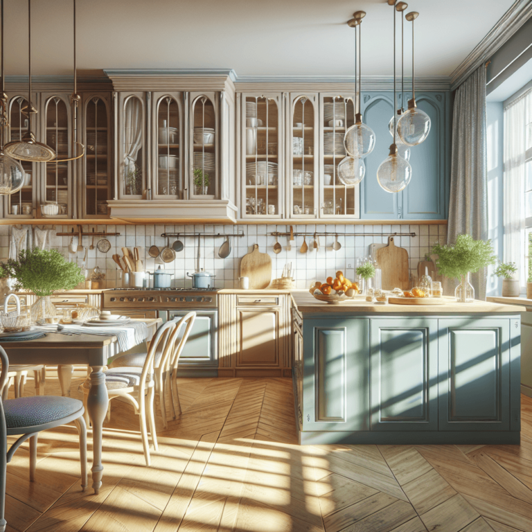 hochglanz Küche im Shabby Chic Stil-Lübeck