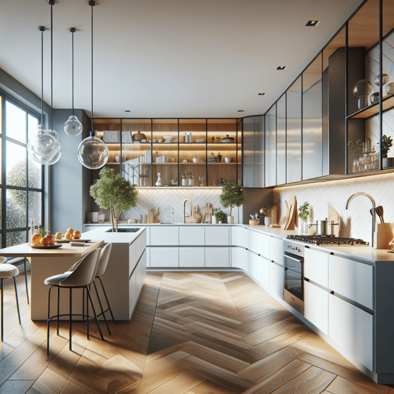 hochglanz Küche im skandinavischen Stil-Lübeck