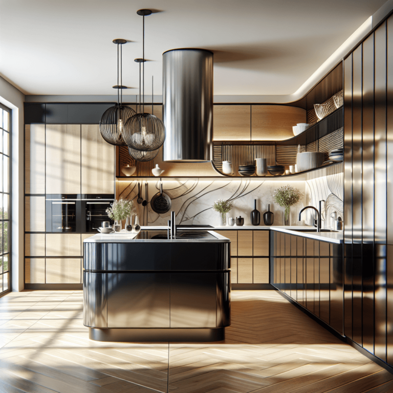 hochglanz Küche in L-Form-Lübeck