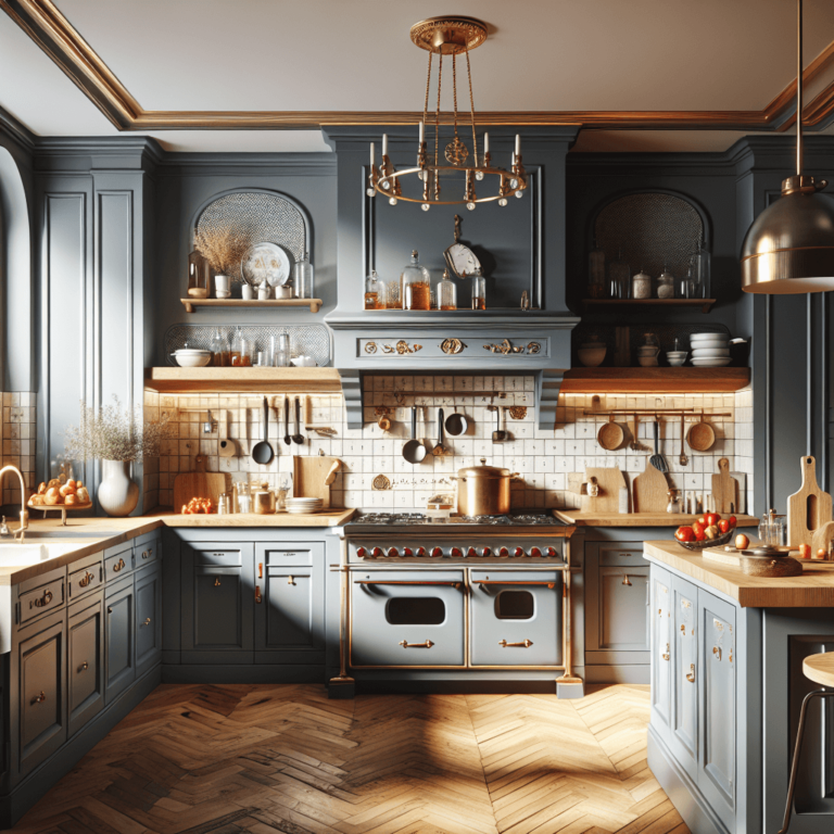 matte Küche im Vintage Chic Stil-Lübeck