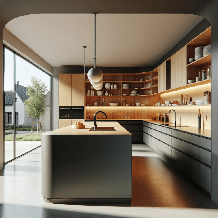 matte Küche in L-Form-Lübeck