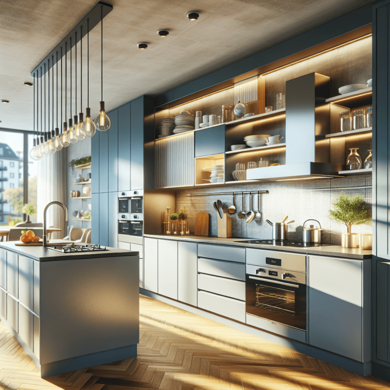 matte einzeilige Küche-Lübeck