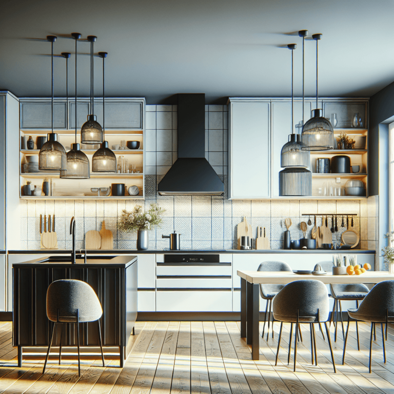 schwarze Anrichte Küche-Lübeck