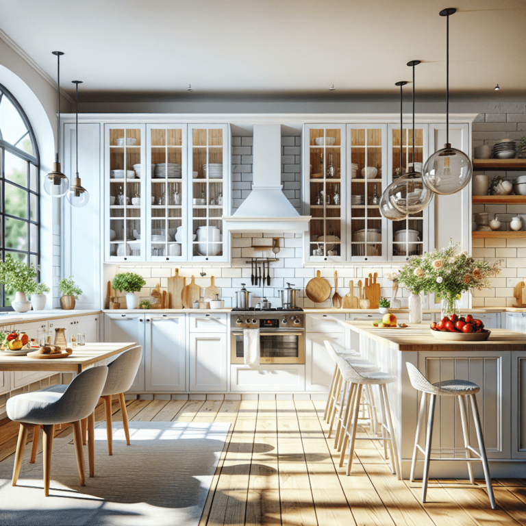 weiße Landhausküche-Lübeck